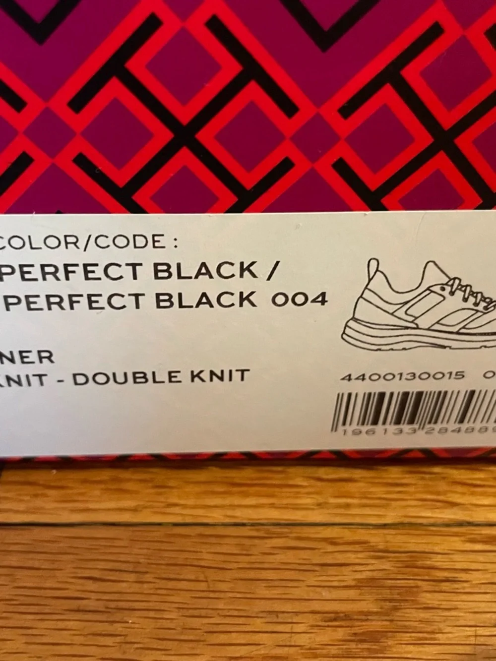 Tory Burch Women’s Black Athletic Sneakers with White Laces (size 8)